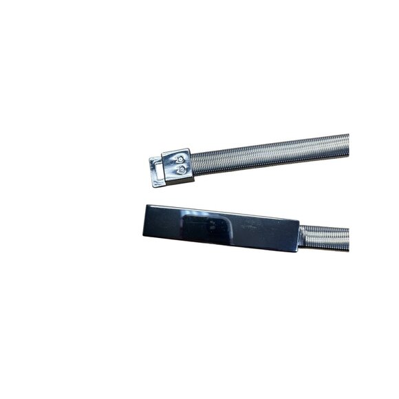 Silver Metal Adjustable Elastic Waist Belt - Picture 4 of 8